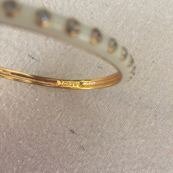 🛍️Vintage y2k J. Crew bangle bracelets gold black white - Picture 5 of 6